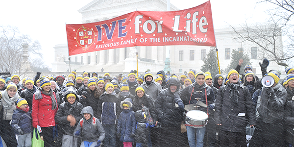 Institute of the Incarnate Word March for Life in Washington, DC