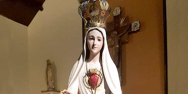 The IVE Province of the Immaculate Conception, in honor of the centenary of the Apparition of Our Lady of the Rosary to the little Fatima Shepherds, are having a State of Our Lady pilgrim through the different religious communities within the province 