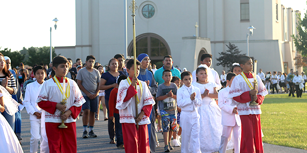 Institute of the Incarnate Word (IVE) Holy Mission in Avondale, PA; Procession of the Most Sacred Heart of Jesus