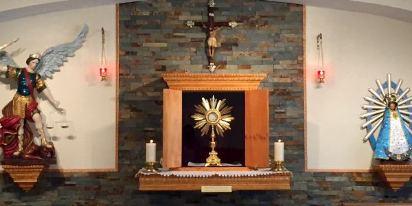 Institute of the Incarnate Word (IVE) Adoration Chapel Second Anniversary in Wauchula, Florida - St. Michael